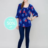 Kasey Blouse-Capetown Floral