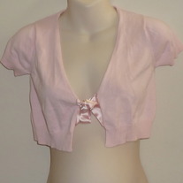 Pink Half Short Sleeve Sweater with Tie-Old Navy Maternity Size Small