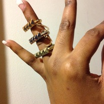 Stretch Stackable Ring Spike Ring 