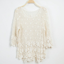 Floral lace tops