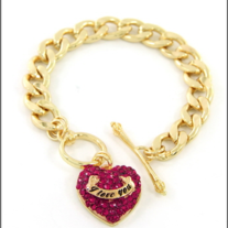 I love  Heart You Bracelet