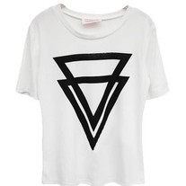 Triangle Print T-shirt