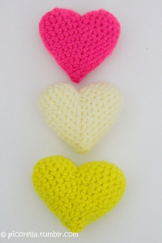 PDF Amigurumi Hearts // Amigurumi Hearts Pattern ...