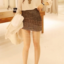 Beaded V-Neck Long Sleeve