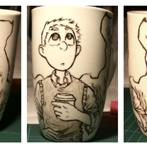Hand painted mug