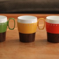 Kitschy Vintage Coffee Cup Set