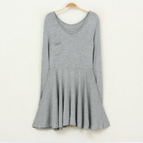 Grey bodycon dress
