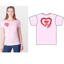 Pink Women's Heart Shirt 
