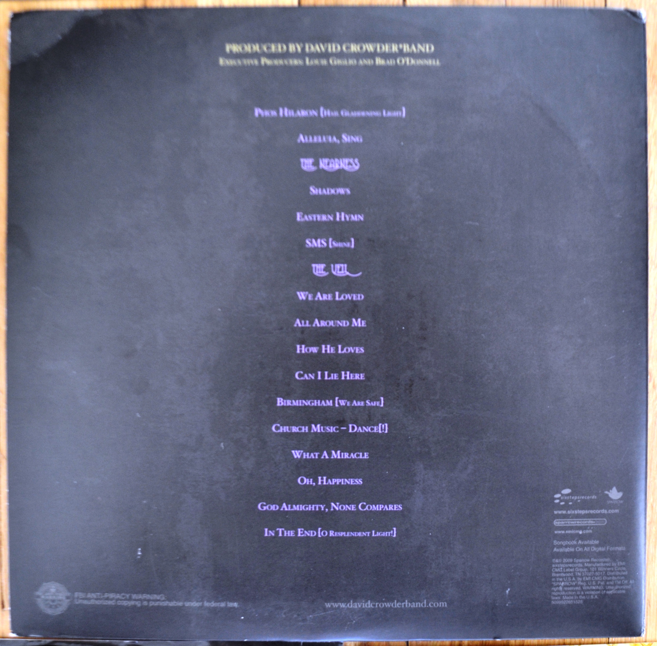 David Crowder Band Church Music Vinyl 2xLP on Storenvy