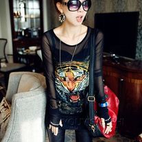 Vestido-Camiseta Tigre / T-Shirt-Dress Tiger 2WH189
