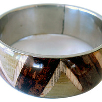 Chunky Handcrafted Banana Bark Bangle