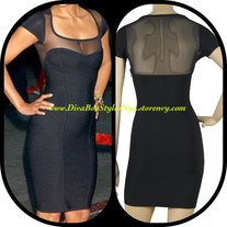 "Ginger" Sheer Bandage Dress