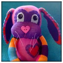 Beans the Sock Bunny