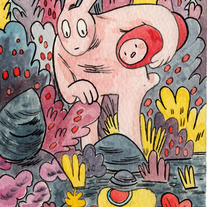Rabbit and Rolly Friend