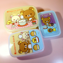 Rilakkuma Cafe Lunch Boxes (3 in 1) [KY74301]