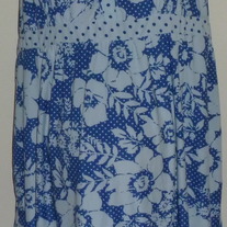 Blue Floral Sleep Wear-Secret Treasures Size 2X