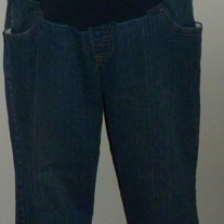 Denim Capris-Motherhood Maternity Size Large  04125