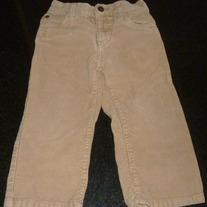 Khaki Corduroy Pants-Cherokee Size 24 Months