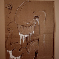 Cardboard Creep Drawing
