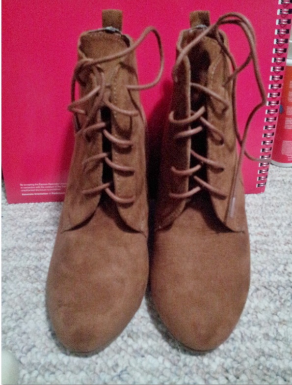 brown suede wedges