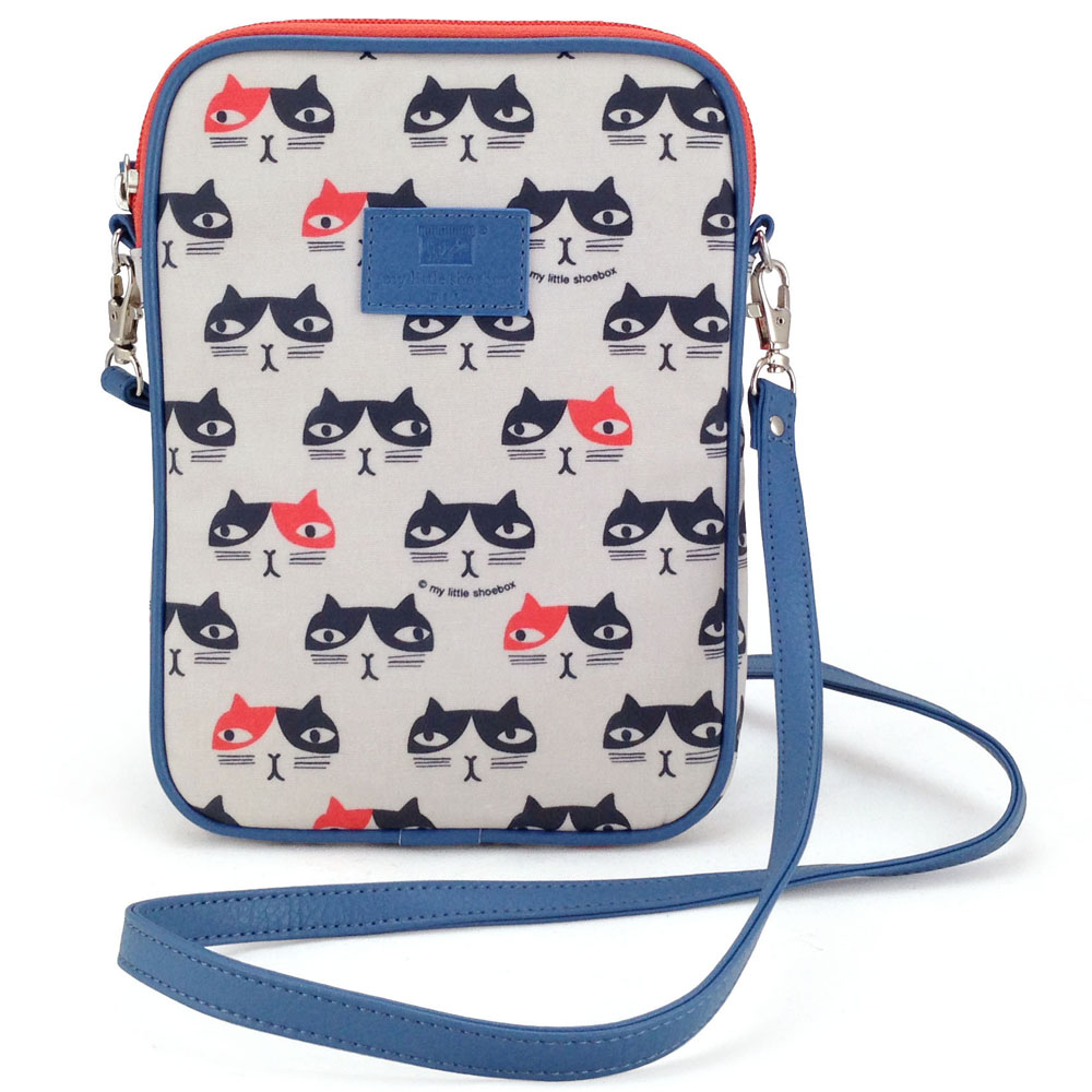 Mini ipad tablet case/ side bag meow on Storenvy