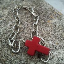 Red Cross Bracelet
