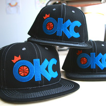 OKC Basketball Hat