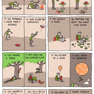 "understanding poetry" poster