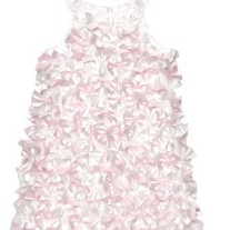 Biscotti Charmeuse "Fan" Dress -Ivory, 2-6X