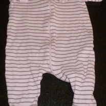 Pink/Brown Stripe Zip Sleeper-First Moments Size 3-6 Months