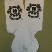 MAD COW LOGO CREW SOCKS
