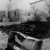 Torn Couch, 35mm BW
