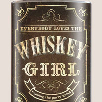 Whiskey Girl Flask