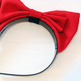 Cherry Red Bow Eco Headband by Sardinella Sardine - Thumbnail 1