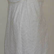 White Sleeveless Dress-Motherhood Maternity Size Medium  GS513