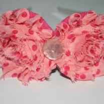 "Cherry Chip" Shabby Sass headband