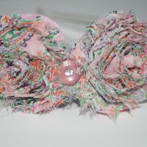 "Pink Paisley" Shabby Sass headband