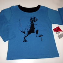 Knuckleheads Dino Stomp Long Sleeved Tee - Blue