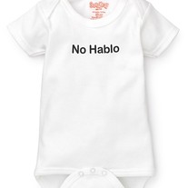 SaraKety "No Hablo" One Piece Romper Snapsuit