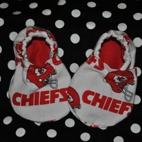 KC Chiefs Crib Shoes