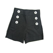 Hula Mula Dot.com Shorts Black/White sz 8