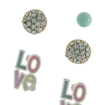 For the Love of Mint Stud Earrings