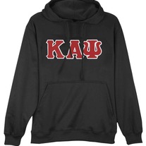 Kappa Alpha Psi Letter Pullover Hoodie (Black)