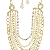 Pearls & Gold Necklace