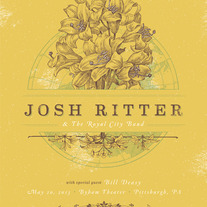 Josh Ritter - Pittsburgh Poster *SIGNED*