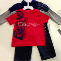 DKNY Infant 3pc Gear Set 18m - Medivel Blue
