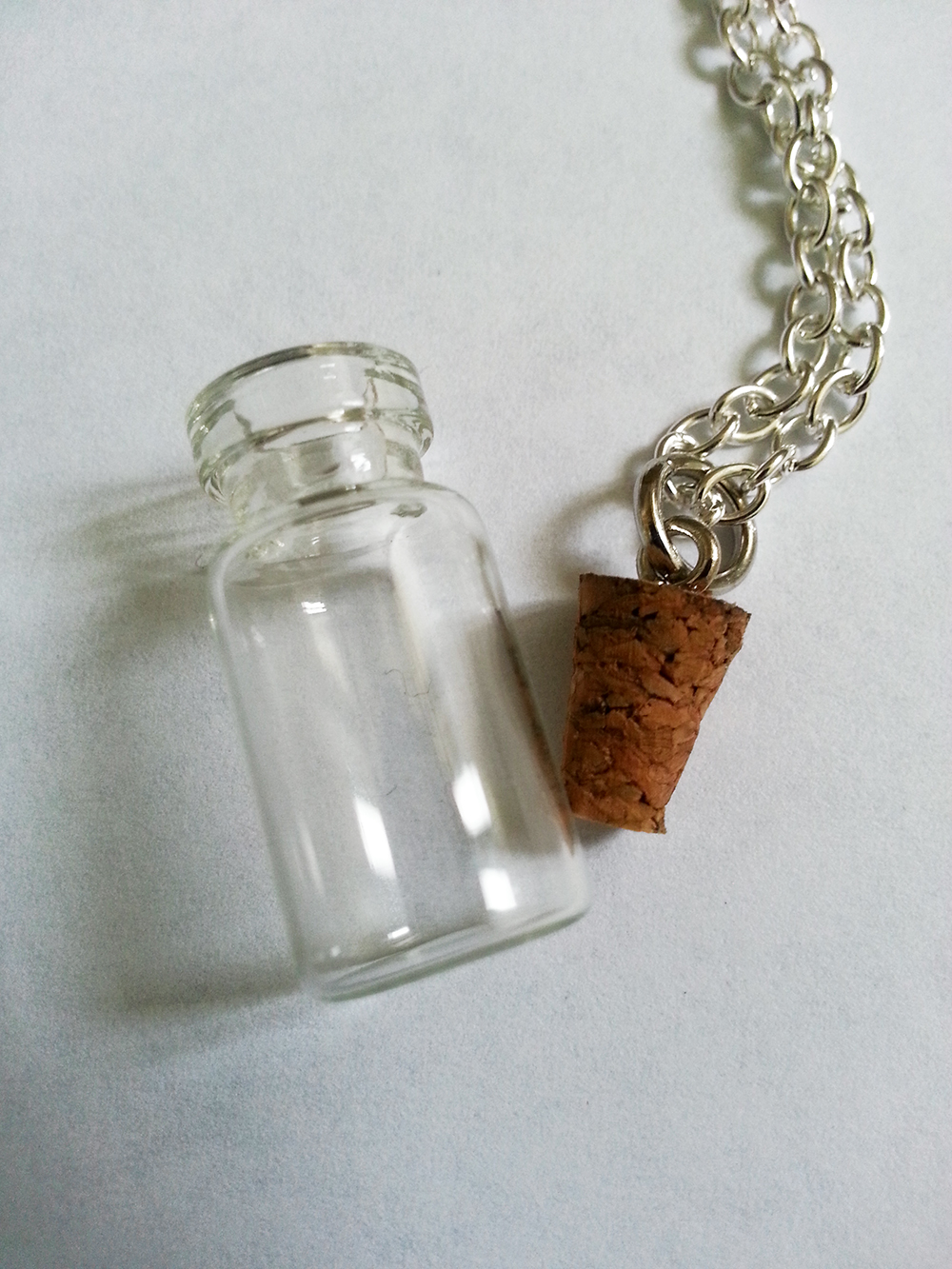 DIY Glass Bottle Charm Necklace Kit on Storenvy