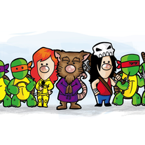 11x17 TMNT Doodlez Print