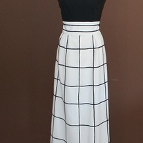 Black and White Maxi
