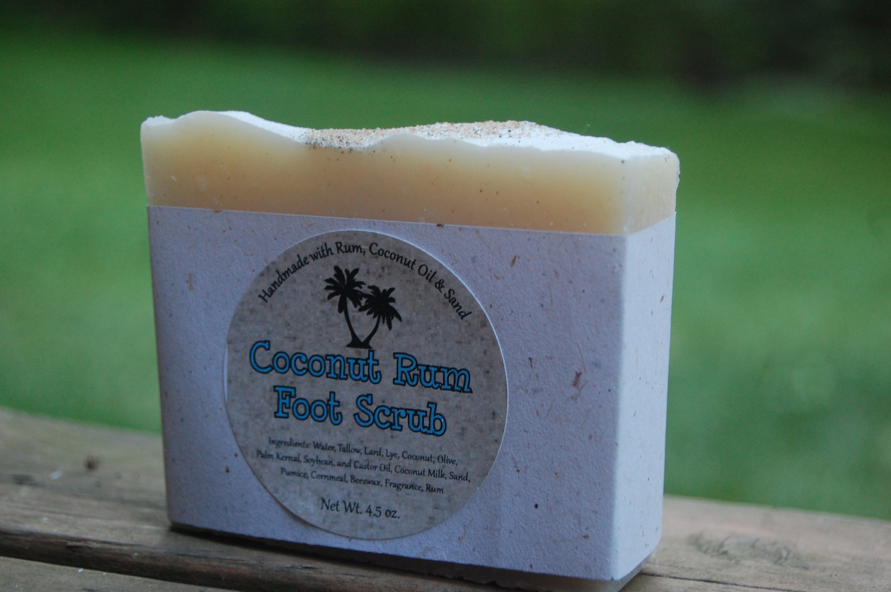 Coconut Rum Foot and Body scrub Bar · Wild Rose Soap Co. · Online Store